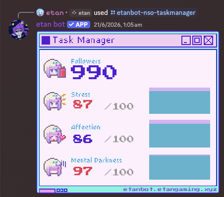 etan bot's NEEDY STREAMER OVERLOAD Task Manager Generator preview